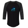Baseball Fine Jersey Three-Quarter Sleeve Tee Thumbnail