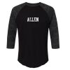Baseball Fine Jersey Three-Quarter Sleeve Tee Thumbnail