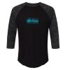 Baseball Fine Jersey Three-Quarter Sleeve Tee Thumbnail