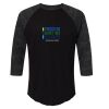 Baseball Fine Jersey Three-Quarter Sleeve Tee Thumbnail